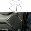 Chrome Inner Door Speaker Trim Cover Bezels For Dodge Ram 1500 2018+ Accessories