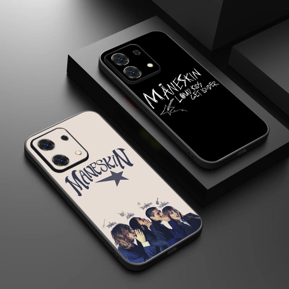 ManeS-skinS Hip Hop Design Phone Case For Redmi Note 14 13 12 11 Pro Plus S 5G 14C A3 Soft Black Phone Cover