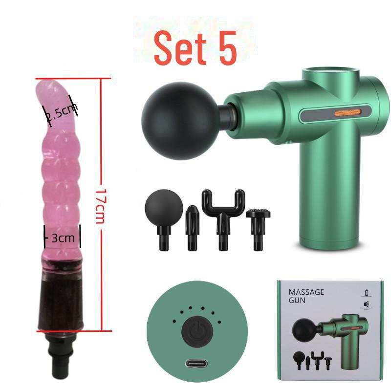 Women's Multifunctional Silicone Massage Gun for Muscle Relaxation