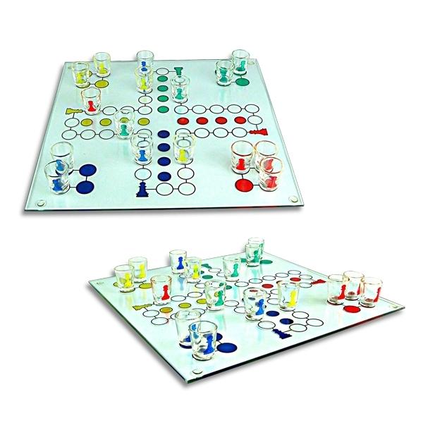 Игра «Маленькие лошадки» Питьевая игра 1 стеклянный поднос, 16 рюмок
