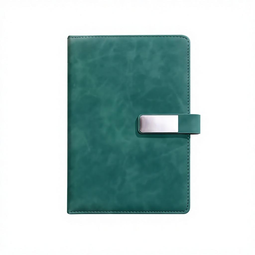 Custom Logo School & Business Notebook Set Wired Glue Bound PU Leather Cover Notepad Gift for Students and Professionals