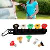 1/4Inch Quick Connect Nozzle Tip Holder Pressure Washer Nozzle Holder for Washer Nozzles Holds 5 Nozzle Tip