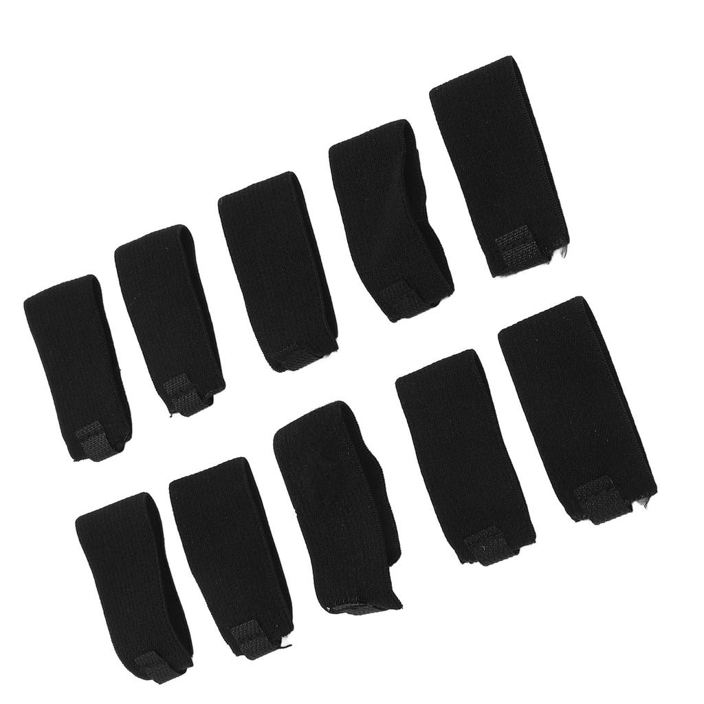 10 Pcs Men Fixer Holder Band Soft Double Sided Flannel Prevent Slip External Holder Strap Reusable