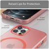 For iPhone 12 Pro 6.1 inch/12 6.1 inch Translucent Matte Cover TPU+PC Phone Case Compatible with MagSafe