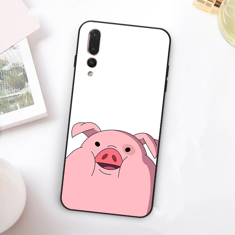 Милый РОЗОВЫЙ Кавайный Поросенок Для Huawei Nova 12i 12s 11i 7i 8i Y73 Y70 Y90 Y60 Y72 Y61 Y91 9 10 SE P30 Pro P40 Lite Чехол