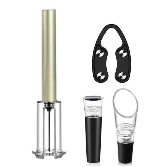 Набор для извлечения пробок с помощью воздушного насоса Набор для извлечения пробок с помощью пневматического насоса Набор для извлечения пробок с помощью пневматического насоса для бутылок Простой инструмент для извлечения пробок для любителей вина