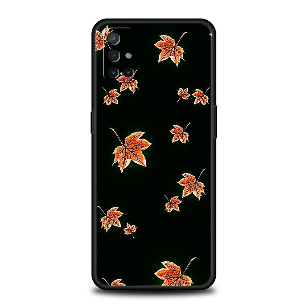 Чехол для OnePlus 11 10 9 Pro 9T 12R 10R 9R 9RT 10T 8T 8 7 7T Nord 2T CE 2 5G N200 N10 N100 Чехол листья осень тыква Хэллоуин