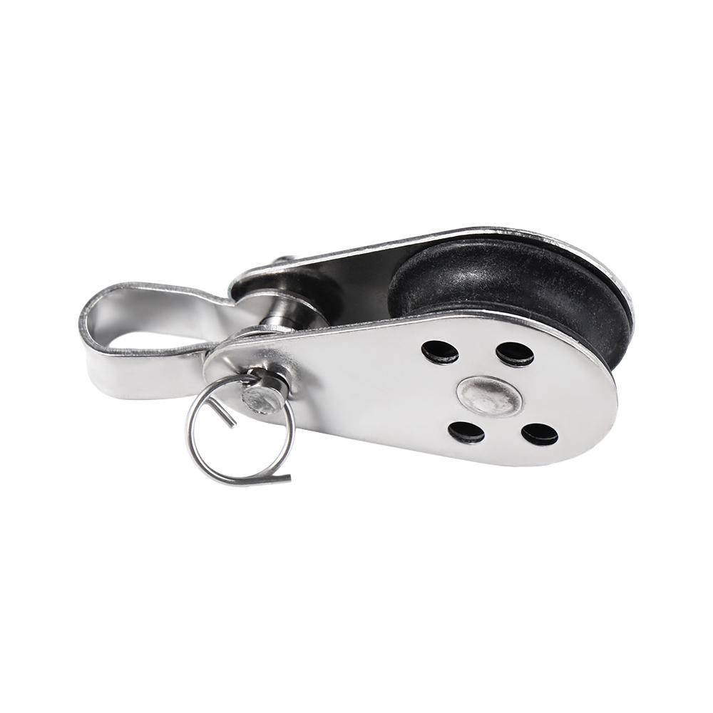 Подъемные колеса Инструменты Аксессуары для каяков Лодка Фиксированный тяговый шкив 25 мм Шкив из нержавеющей стали