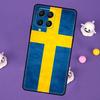 Чехол со шведским флагом для Samsung Galaxy M54 M14 M34 M33 M13 M23 M53 M15 M55 M31 M51 M20 M30s M32 M52
