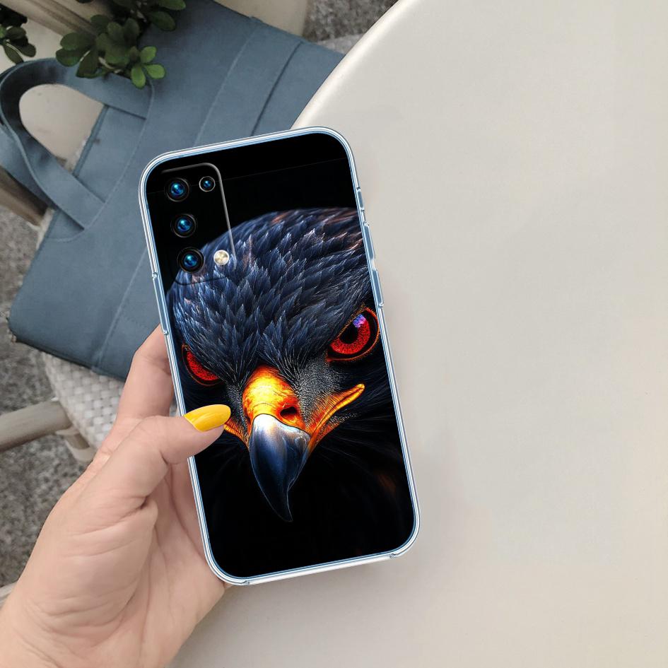 MY15 Hawk Eagle Soft Shell Transparent Phone Case for Motorola Moto G7 G8 G9 G84 G85 G73 G24 G15 Z2 Play Power Plus