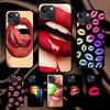 Чехол для телефона Lips Kiss Art для iPhone Samsung Galaxy Redmi Xiaomi Note S A 16 15 14 13 12 11 20 21 22 23 53 54 Pro Plus Ultra Силиконовая крышка