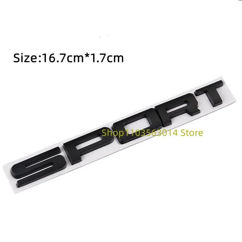 ABBB1 3D ABS Letters SPORT Si4 SDV6 SDV8 Emblem Car Trunk Badge Stickers For Autobiography SPORT