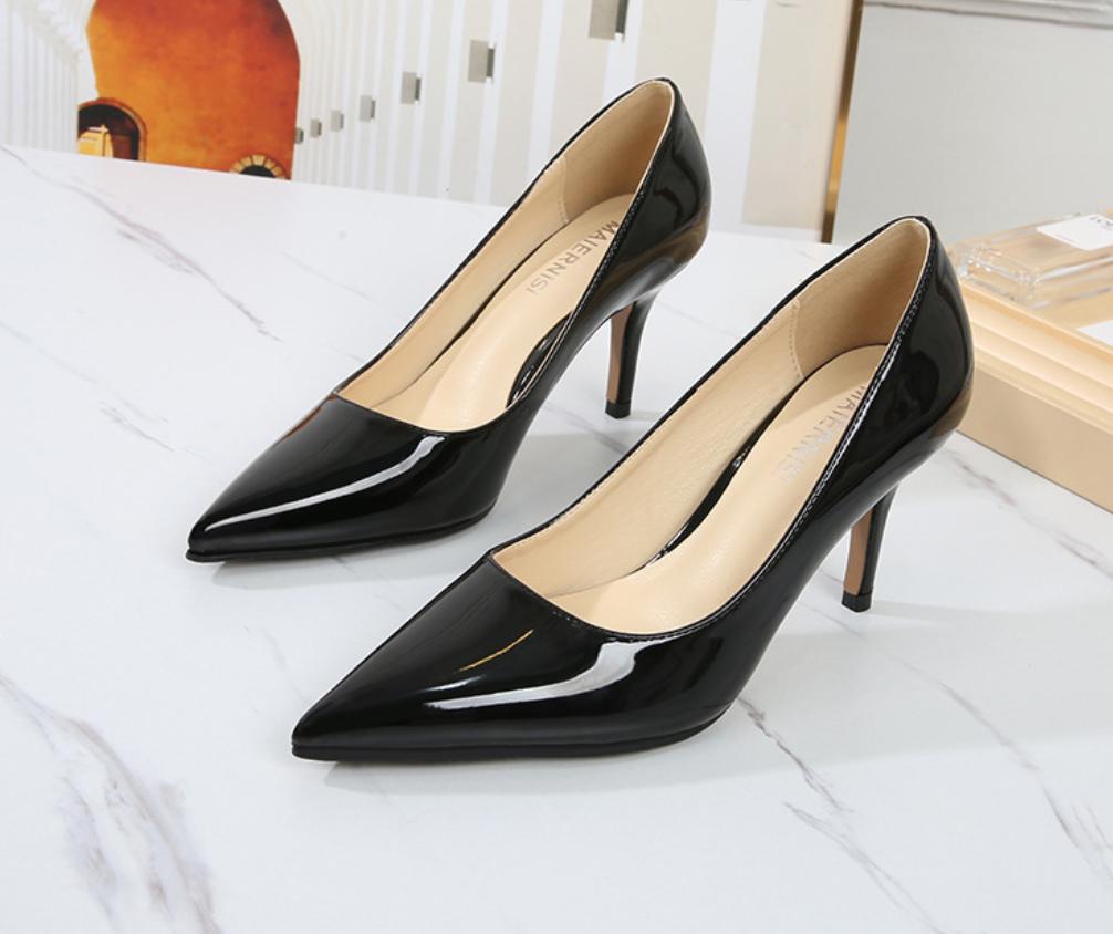 7,5 см Большой размер 46 новые мужские и женские туфли на высоком каблуке, женские туфли-лодочки, обувь унисекс