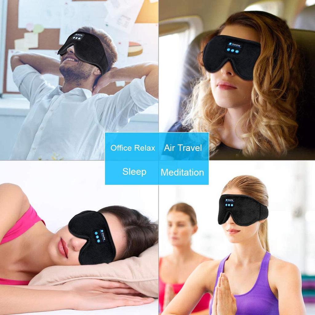 3D Bluetooth Sleep Eye Mask with Music and Eye Protection