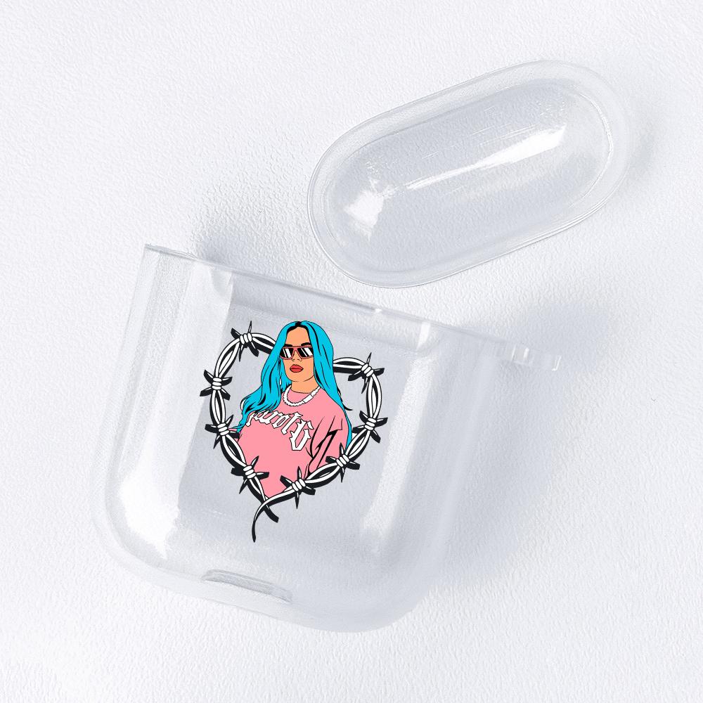 Чехол Manana Sera Bonito Bichota Karol G Airpods для Apple Airpods 2/1 3, мягкий защитный чехол Funda Airpods Pro, чехлы для наушников