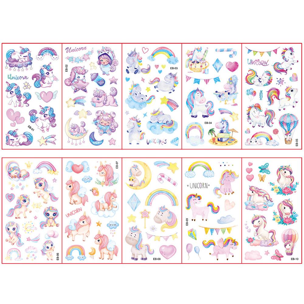 10 листов/набор тату-наклейки с животными, динозаврами, космосом, часами для детей, на лицо, руку, тело, водостойкие, временные тату для детей, подарок