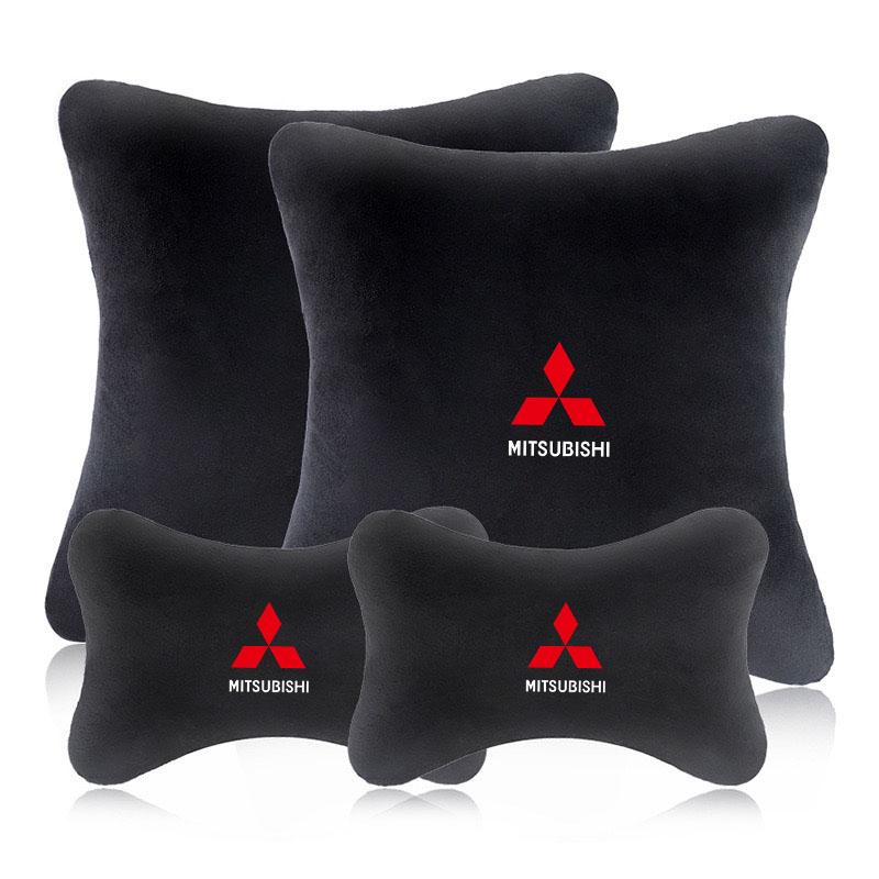 Для Mitsubishi Outlander Pajero Asx Lancer Evolution X L200 Ralliart Автомобильная Подушка для Подголовника Поясничная Подушка Поддержка Шеи Подушка для Шеи