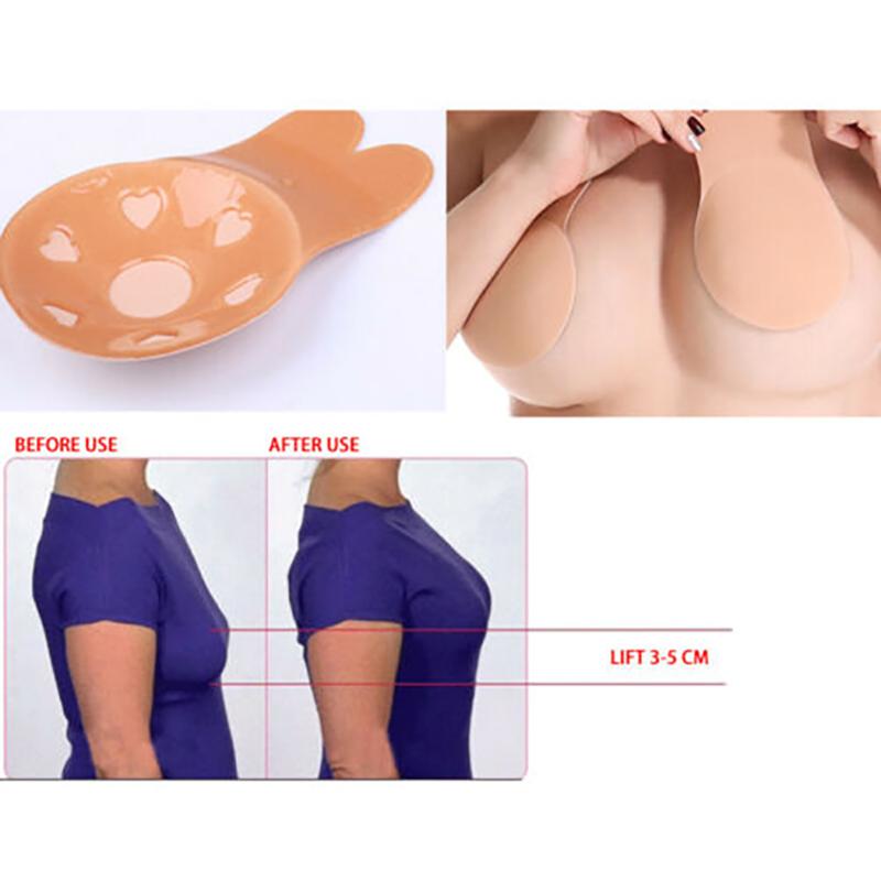 Chest Paste Invisible Bras Breast Lift Up Adhesive Bras Silicone Nipple Cover For Women