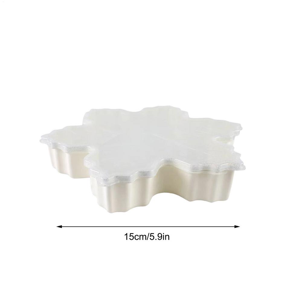 Christmas Platter Snowman Tree with Lid Christmas Platters Snack Serving Tray for Cookie Candy Dessert Cheese Fruit Charcuterie