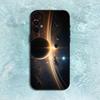 Чехол для телефона "Сатурн и Солнечная система" для Samsung S25, S24, S21, S22, S23, S30, Ultra, S20, Plus, Fe, Lite, Note, 10, 9, 5G Черный