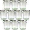 Jam Jar J450WST 380ml of Silver -Set 10- ((Lid) 82FASD)