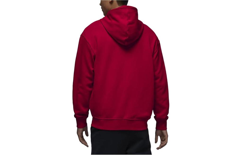 Jordan Essentials Men's Red Full-Zip Hooded Sweatshirt FQ1867-687