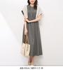 ROPE PICNIC Французское платье с рукавами долман, угольное, женское, GDE15110, (06)