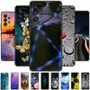 Чехол для Samsung A73 5G A53 A33 Черный с рисунком животных Чехлы для Samsung Galaxy A33 5G Чехол A73 2022 Силиконовый задний бампер