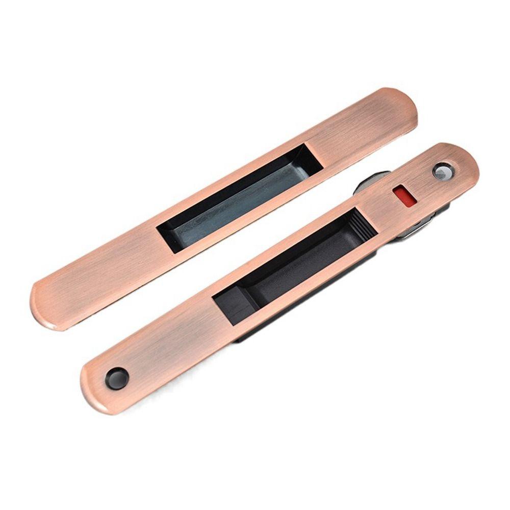 Замок дверной ручки из цинкового сплава Прочная оконная защелка Прочный замок для раздвижной двери Крюк для раздвижной двери