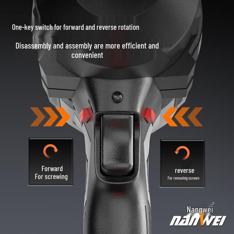 Бесщеточный ударный гайковерт Nanwei NW-W5600 21В, китайская вилка (адаптер в комплекте)