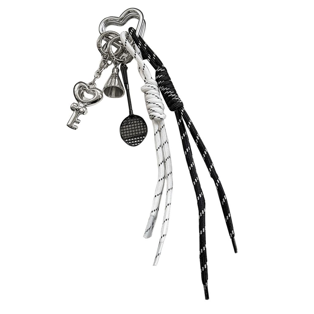 Рюкзак-шарм в корейском стиле с дизайном бадминтона для спортсменов и студентов, практичный брелок из сплава, модный кулон для сумки