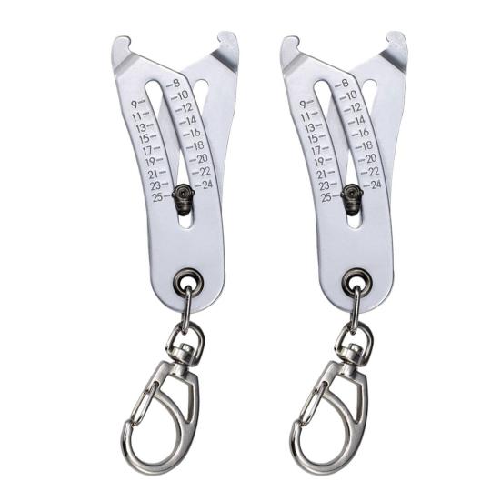 45293 шт. Портативный точный размер резьбы брелок для проверки гаек и болтов