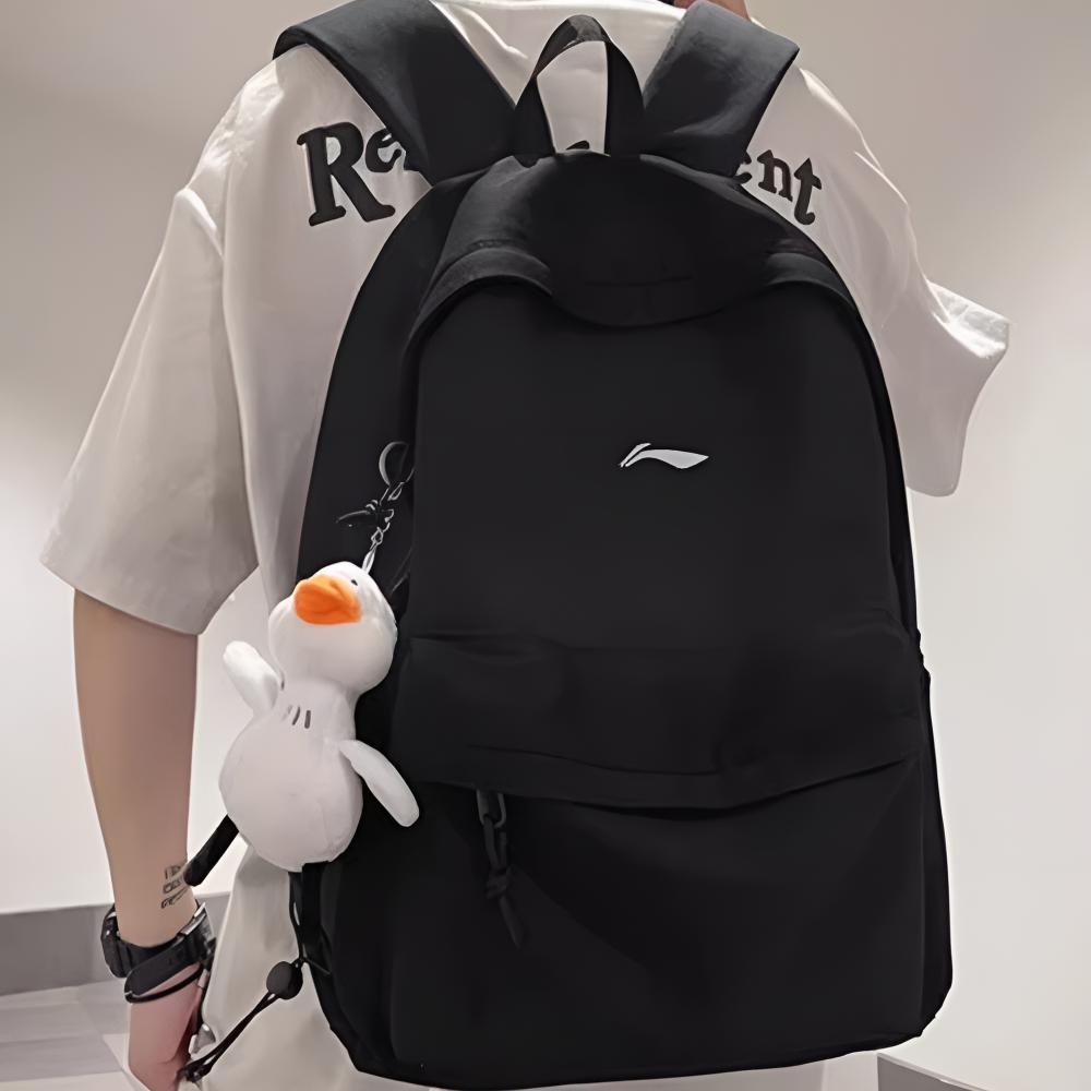 New LiNing Polyester Backpack Regular Unisex Black LNHSSB-1