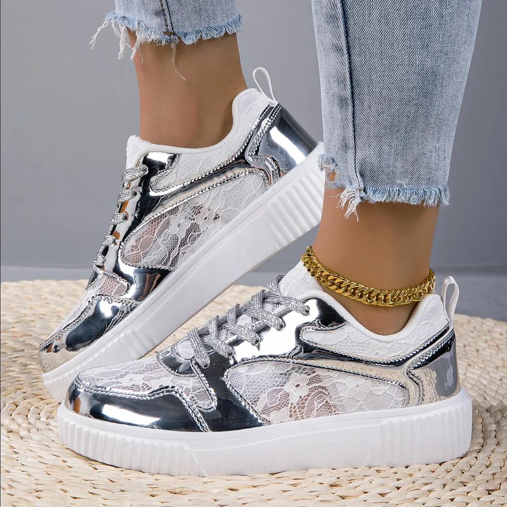 Sneakers Women Shoes Women Sport Shoes Lace White Shoes Women's Shoes Board Shoes