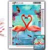 Алмазная картина животное Фламинго вышивка крестом горный хрусталь домашний декор