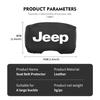 AIB3   Для автомобиля Jeep Застежка ремня безопасности Заглушка Клипса для ремня безопасности автомобиля из кожи Защитные чехлы Cherokee Patriot Liberty Wrangler JK JL