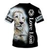 Lion King Printed Men's T-shirt 3d Printed Summer New Crew Neck Short Sleeve T-shirt Top Trend Style Men's Clothing Fashion Casual T-shirt