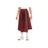 New Court Slam SS25 Casual Long Skirt Women's Dark Team Red/White Color HF6443-619