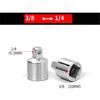 Адаптер для ударной головки 1/4\" 3/8\" 1/2\" Привод Адаптер для трещоточной головки Переходник с внутренней резьбы на наружную Ремонтные инструменты