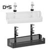Data Cable Storage Rack Under-Desk Organizer Simple Installation Cable Management Metal Cable Tray Power Strip Cord Holder