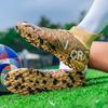 Новые молодежные спортивные бутсы CR7 Низкие Студенческие Футбольные Бутсы с Длинными И Сломанными Шипами для Тренировок и Матчей Профессиональные
