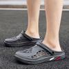 Summer Men's Hole Shoes Men's Slippers Beach Shoes Bag Head Cool Slippers Men's Hollow Breathable Dual-purpose Shoes