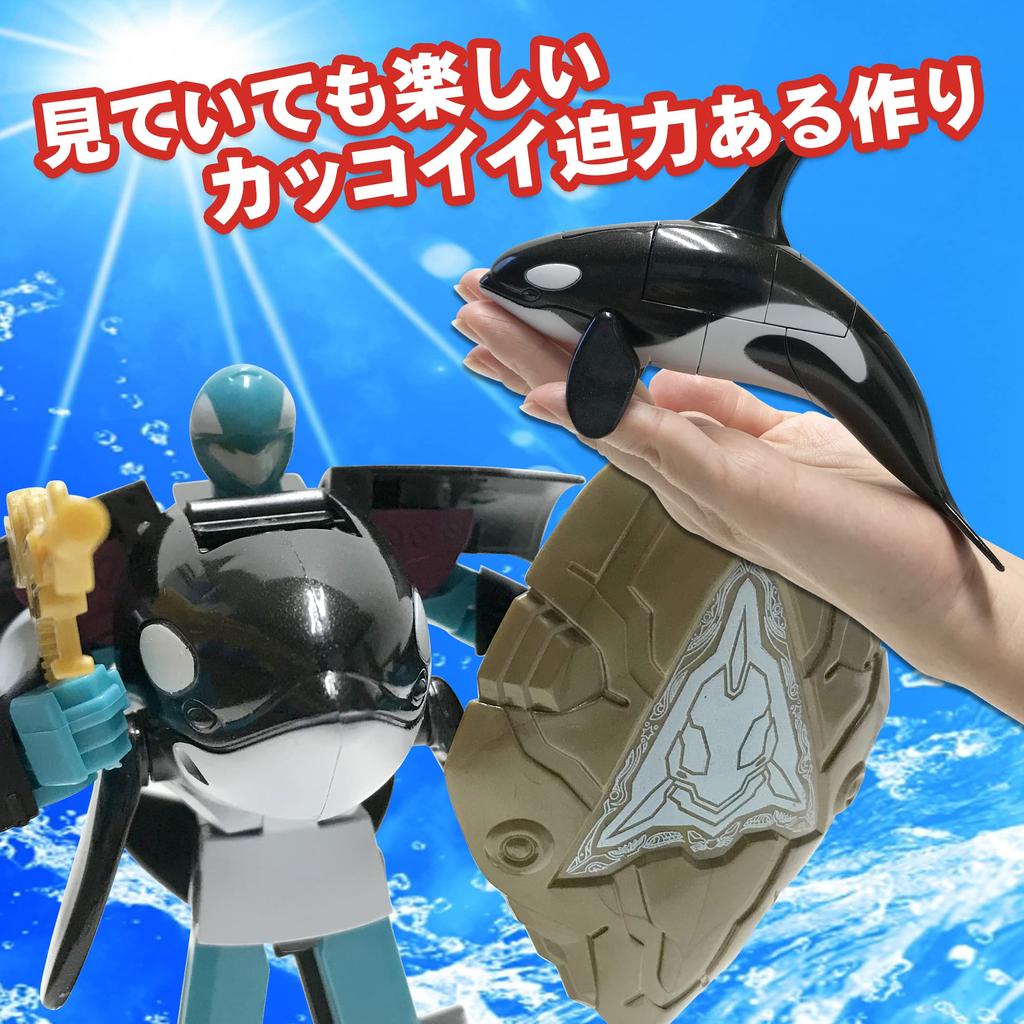 Робот-трансформер «Косатка» Робот-трансформер «Косатка» Робот-трансформер 3D-головоломка Робот-игрушка Круто! (Робот-косатка)