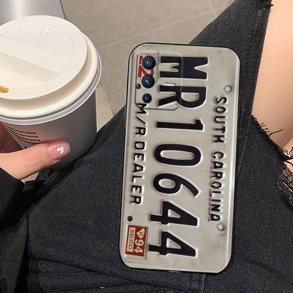 Nostalgic Vintage Classic License Plate Phone Case For VIVO S1 V17 V20 V21 V23 V23E V25 V25E V27 V27E V29 V29E V30 V30E V40 Case