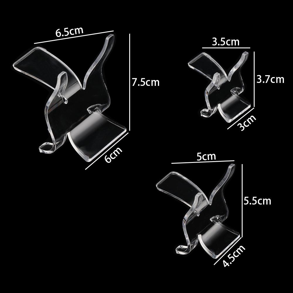 Coral Rock Small Collectibles Acrylic Geodes Display Holder Mineral Stand Easel Supporting Base