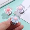 Self-Adhesive Toilet Tank Button Flower Shape Water Press Flush Button  Bathroom Decor Accessories