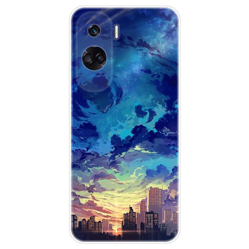 Для Honor 90 lite Honor90 lite чехол Мягкая силиконовая задняя крышка Мультяшный чехол для телефона Модный