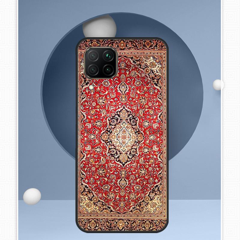 Персидский ковер Цветочный узор Для Huawei P30 P60 Pro P20 P40 Lite Nova 9 10 SE 12s 12i 11i 8i Y91 Y60 Y70 Y72 Y90 Y61 Чехол
