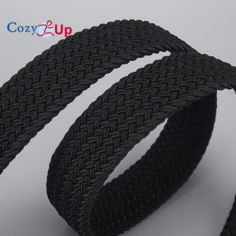 Men's Belt Casual Woven Elastic Belt Outdoor Sports Women's Belt Climbing Work Belt Jeans Suit Pants Men's And Women's Universal