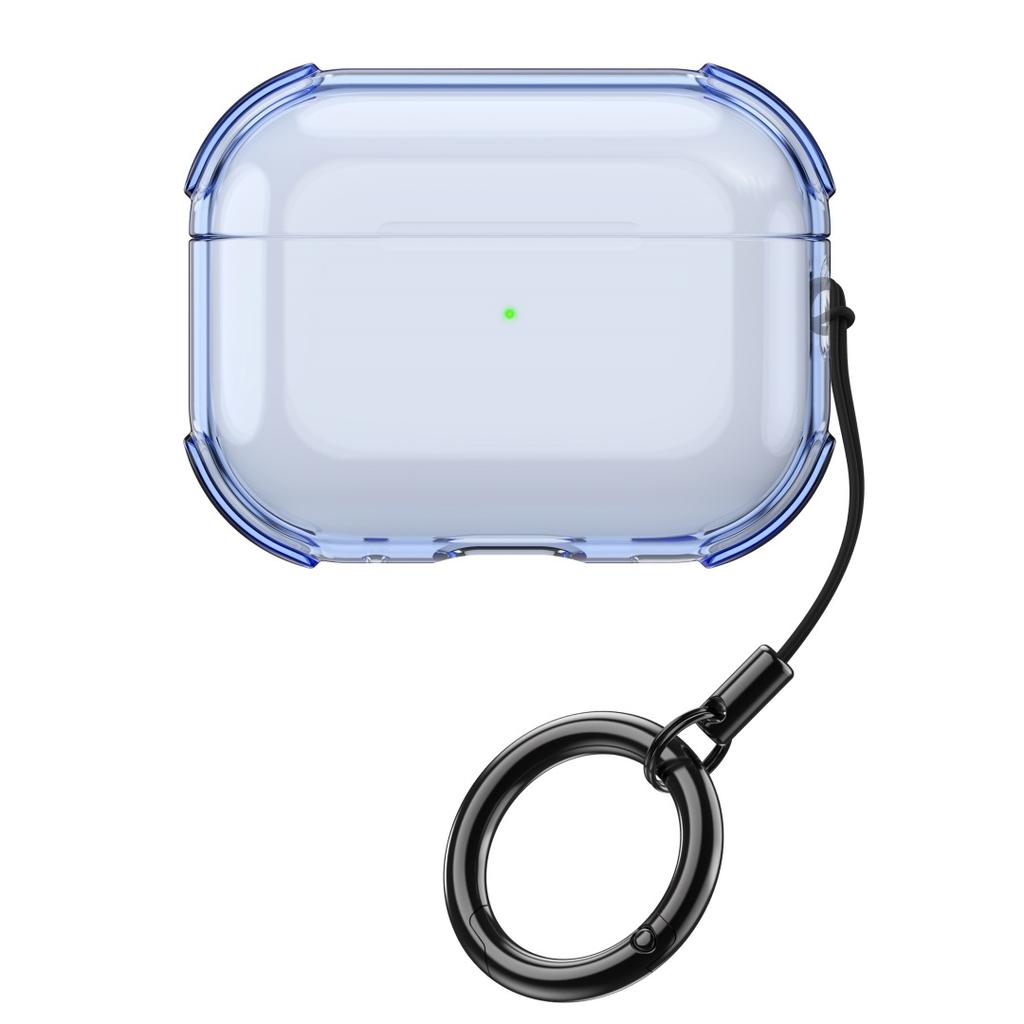 Прозрачный чехол для AirPods Pro 3 Чехол с ремешком Мягкий ТПУ Ударопрочный Защитные чехлы для AirPods Pro 3 2 4 1 Pro2 Pro3 Fundas